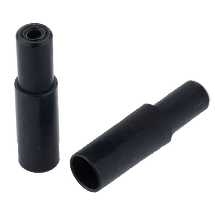 Jagwire end caps - pop 5mm brake (keb) - alloy (20pcs) - black