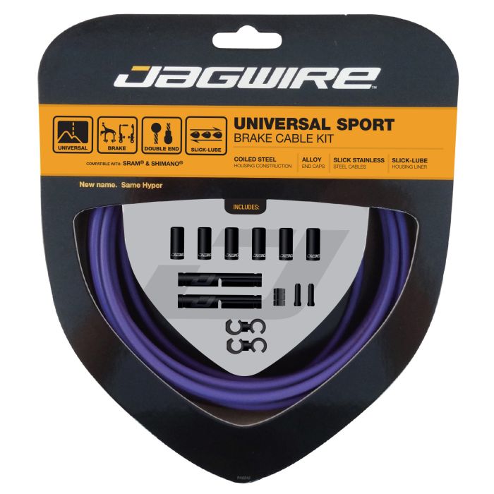 Jagwire universal sport brake kit - purple