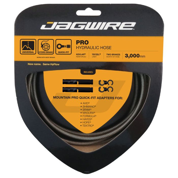 Jagwire pro hydraulic hose kit - carbon silver