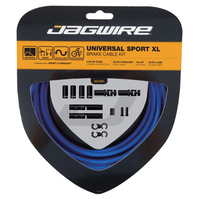 Jagwire universal sport brake xl kit - sid blue
