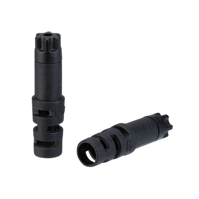 Jagwire end caps anti-kink - 4,5mm shift (braided) - plastic (30pcs) - black