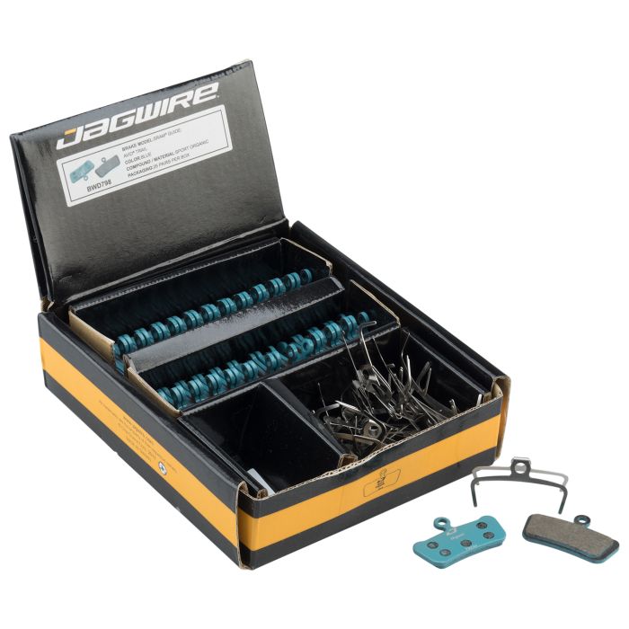 Jagwire sport organic disc brake pad - workshop (25 pairs) - sram (guide)