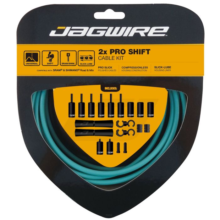 Jagwire 2x pro shift kit - celeste