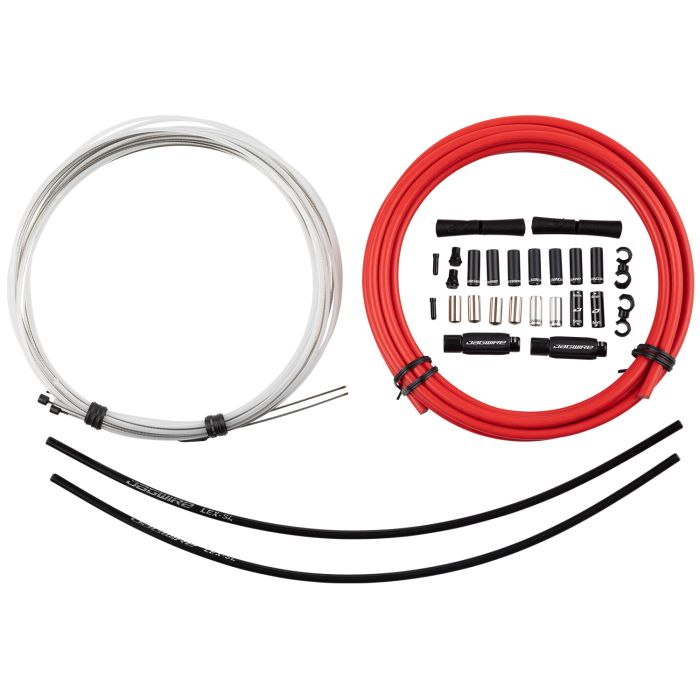 Jagwire 2x elite sealed shift kit - red