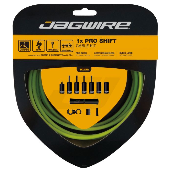 Jagwire 1x pro shift kit - organic green