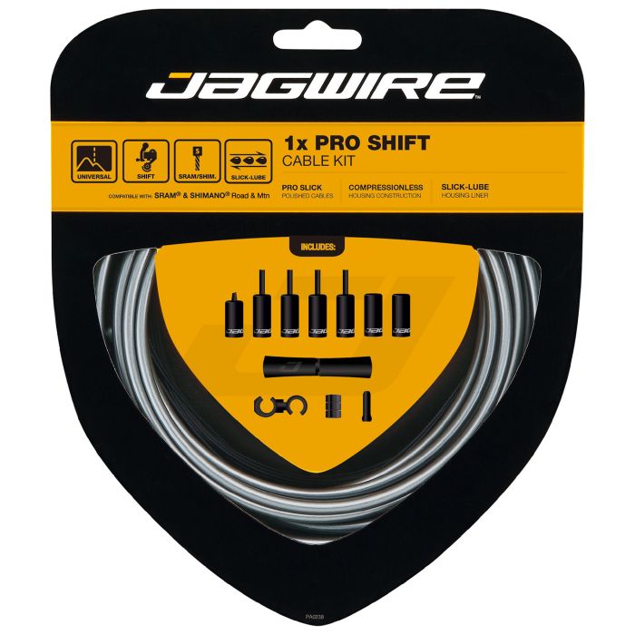 Jagwire 1x pro shift kit - ice gray
