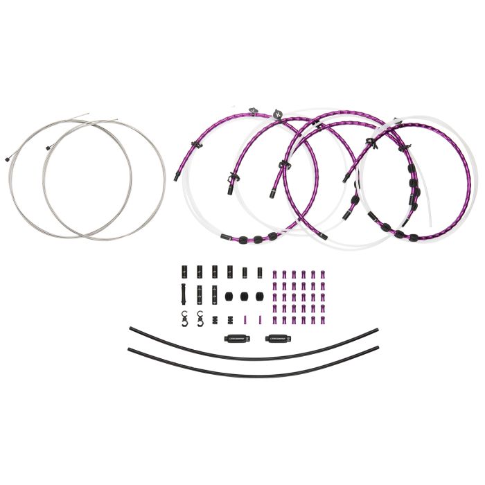 Jagwire 2x elite link shift kit - limited purple