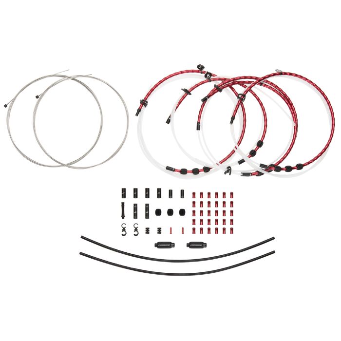 Jagwire 2x elite link shift kit - red