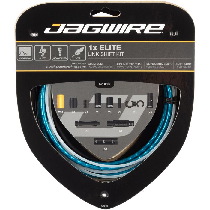 Jagwire 1x elite link shift kit - blue