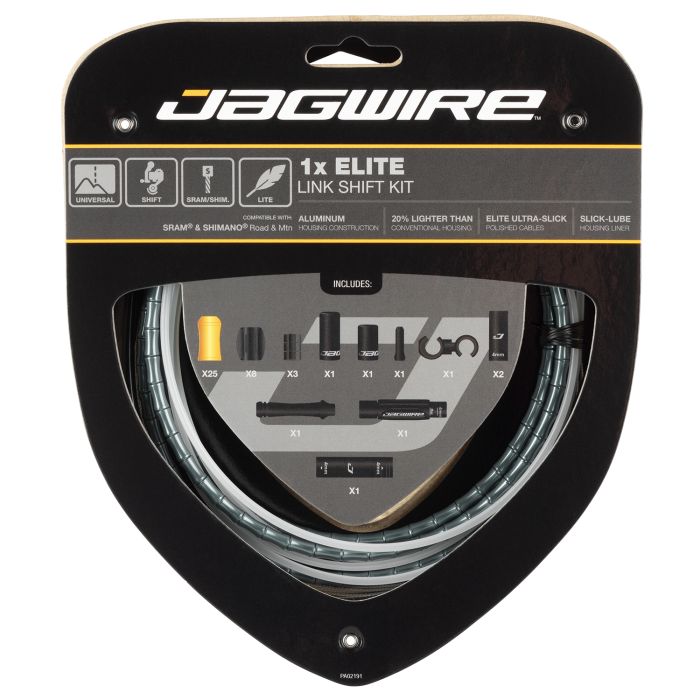 Jagwire 1x elite link shift kit - gray
