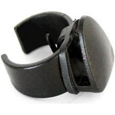 Hesling jasbeschermer clip 20mm antislip zwart