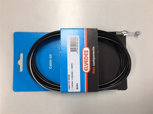 Brake cable set rear 6444 universal 1800 2000 mm black