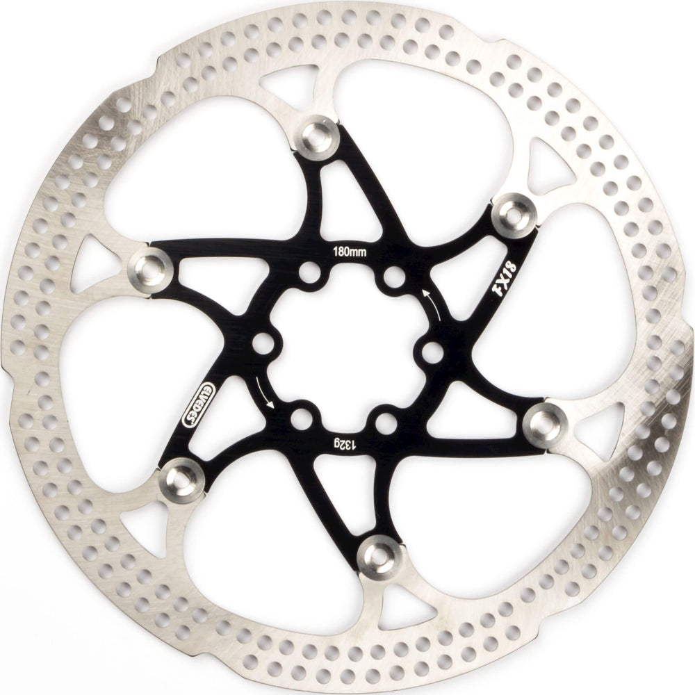 Disque de frein Elvedes FX18 Flottant avec 6 boulons de disque de frein - 180 mm