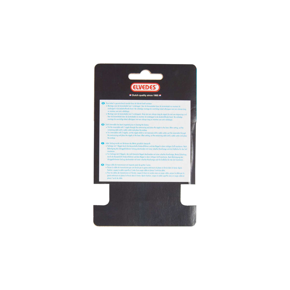 Elvedes rem-binnenkabel rvs 2-nippels 2.35m