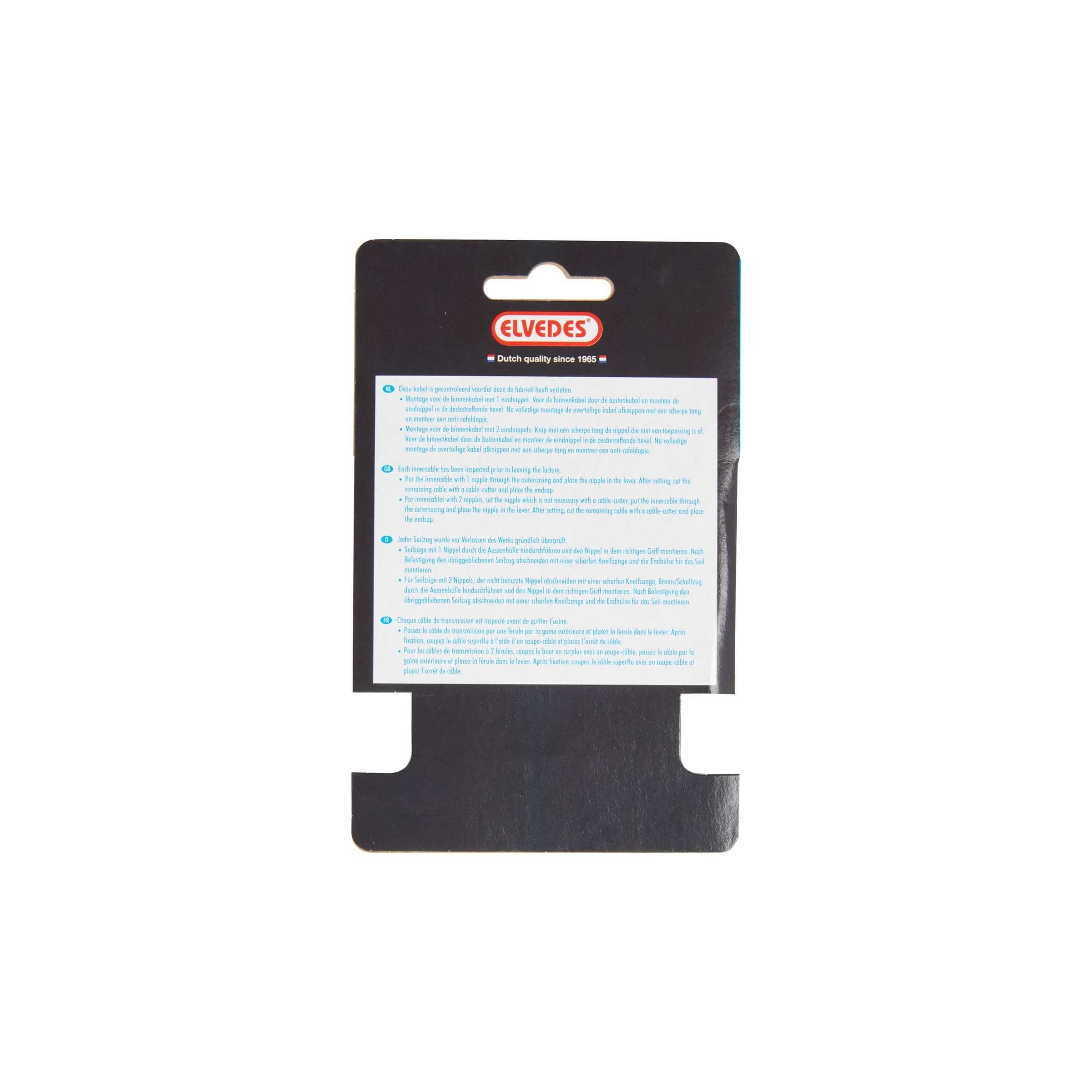 Câble intérieur de changement de vitesse Elvedes 4000mm acier inoxydable ø1.1mm Shimano SRAM N-nipple (sur carte)