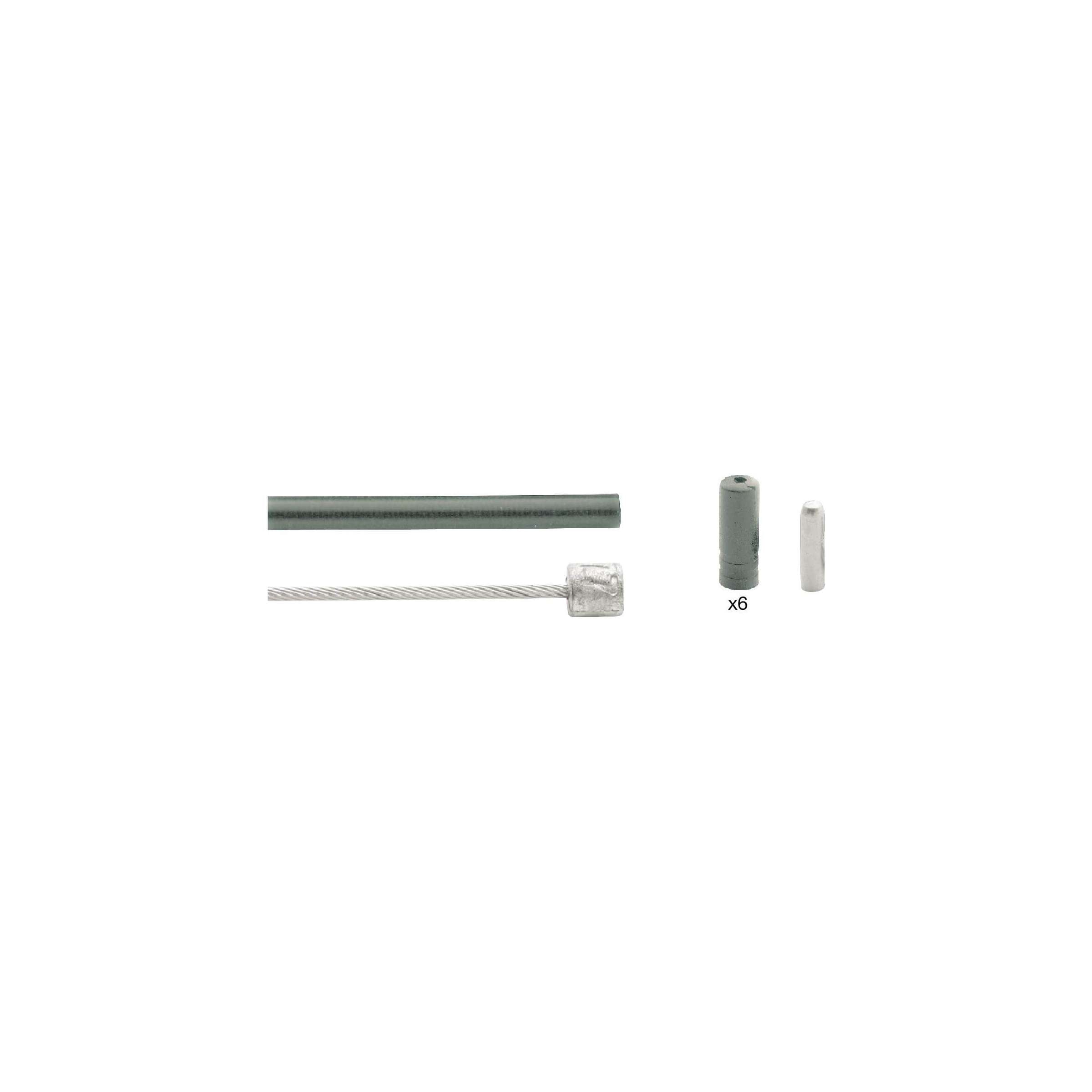 Gear cable set 3-speed Elvedes Nexus 1700 2250 mm Stainless steel - silver (on card)