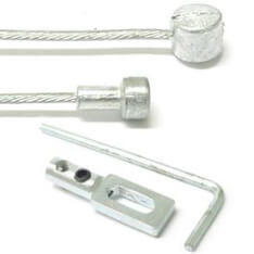 Elvedes Rem binnenkabelset 2-nippels haak 6481