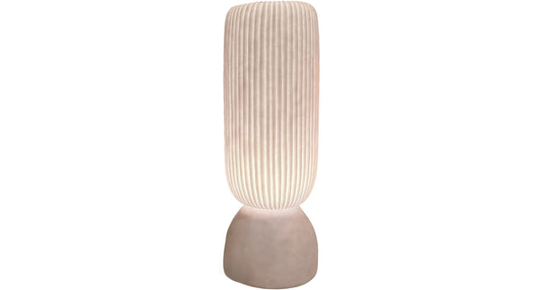 Hd table lamp sandstone ivory 16.5x16.5x44.6cm