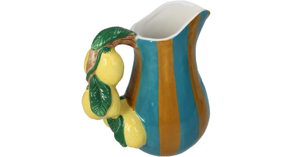Hd vase lemon dolomite multi 18.5x12.5x20.3cm