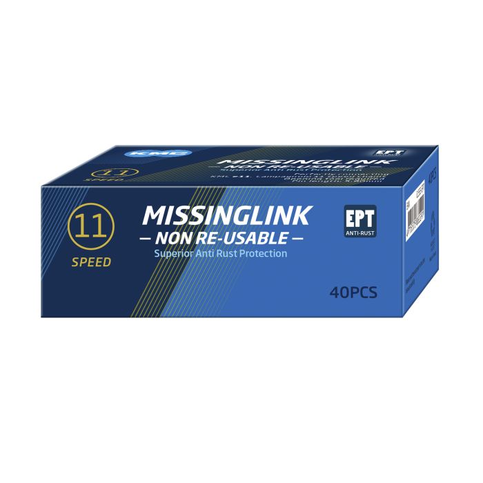 KMC Maillon de connexion MissingLink 11NR EPT argent 5.65mm 11v(40)
