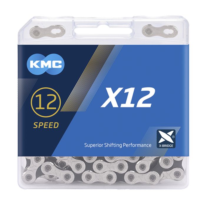 KMC X12 Fietsketting 126 schakels zilver zwart