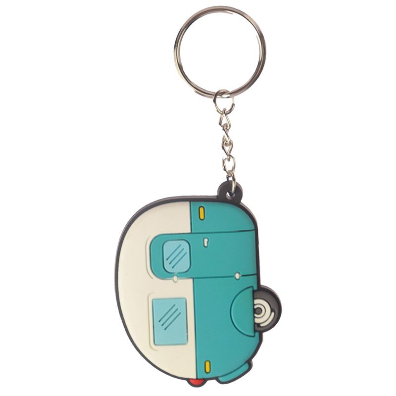 Thuis is waar je hem parkeert caravan pvc sleutelhanger