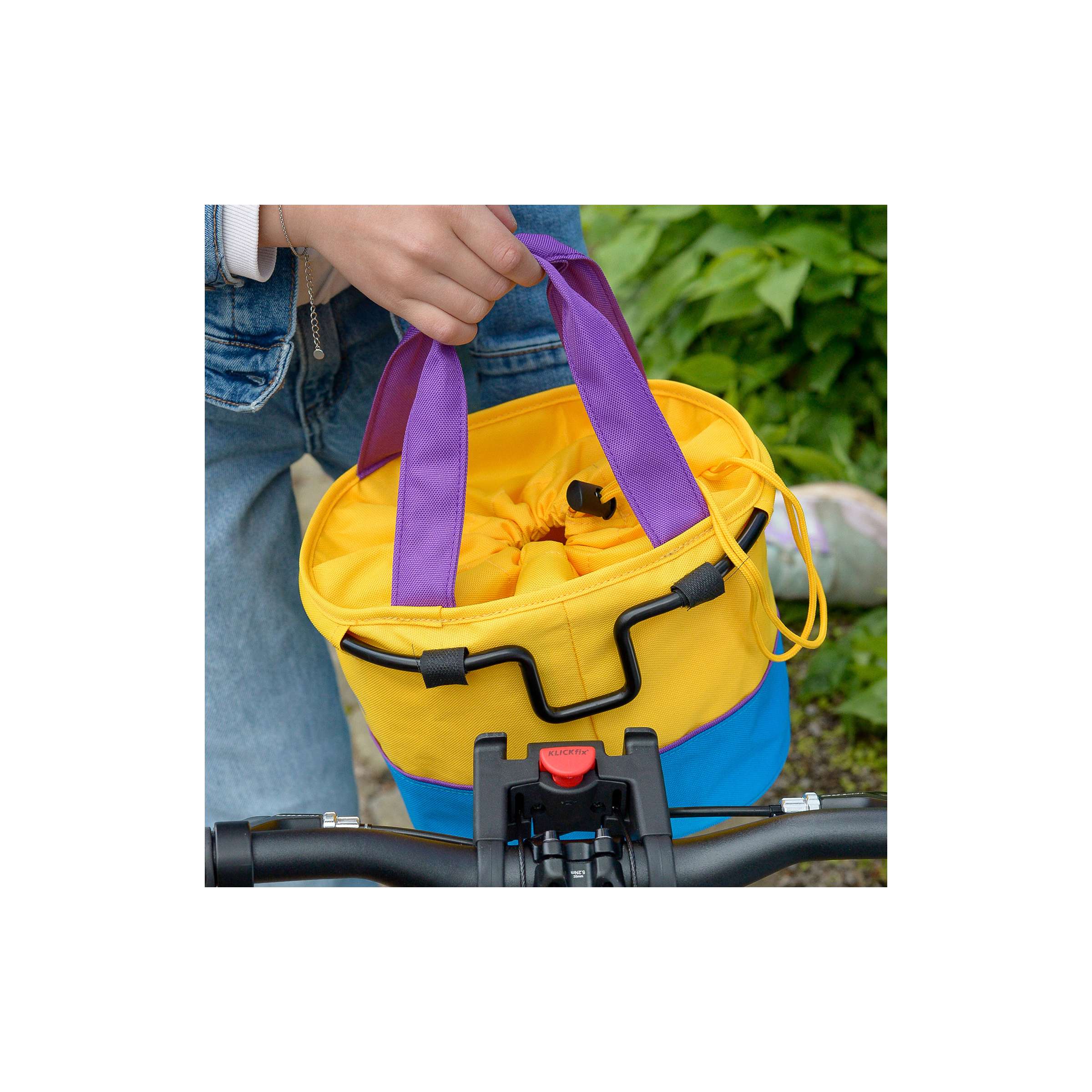 Klickfix stuurtas shopper soort lori 4l blauw