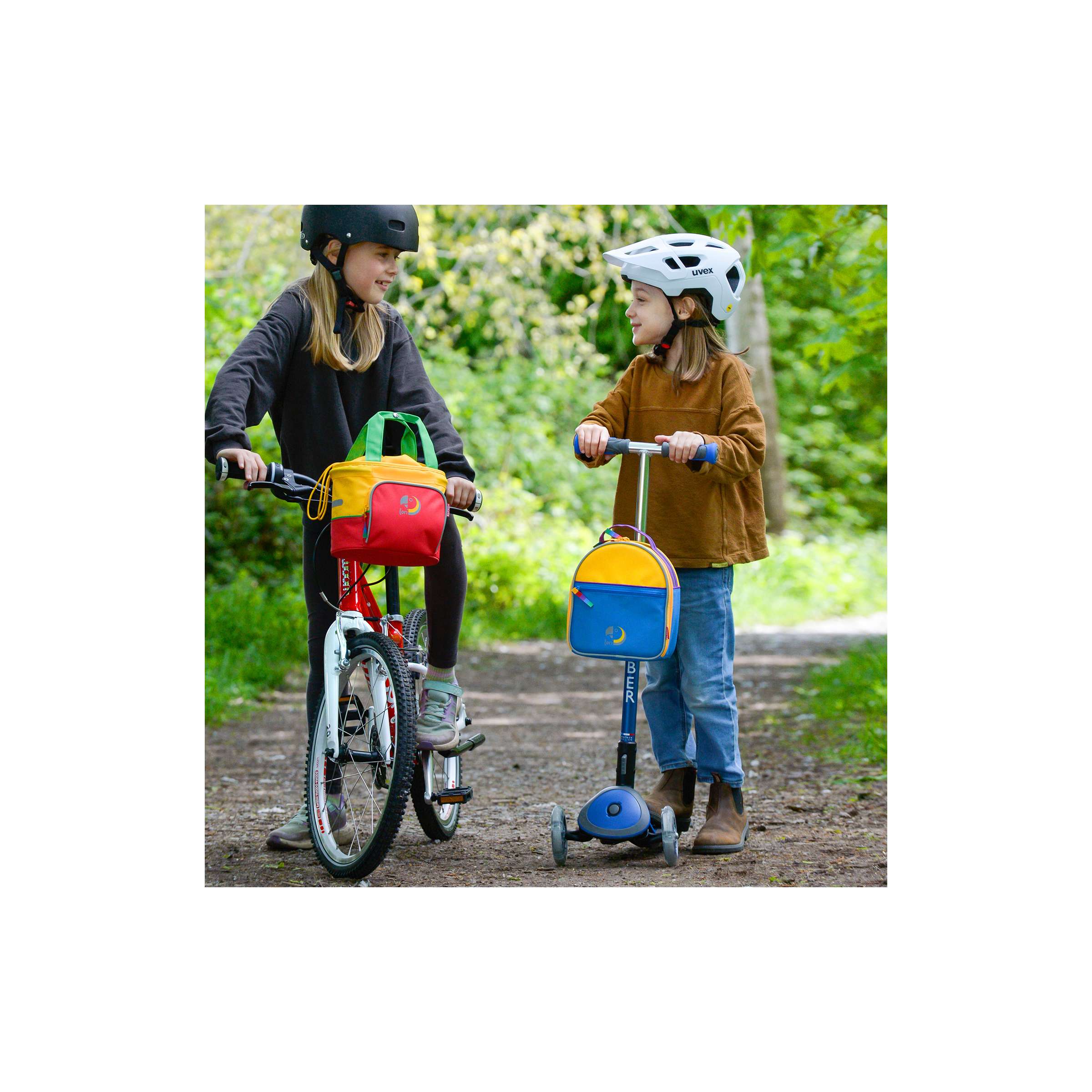 Klickfix stuurtas shopper soort lori 4l rood