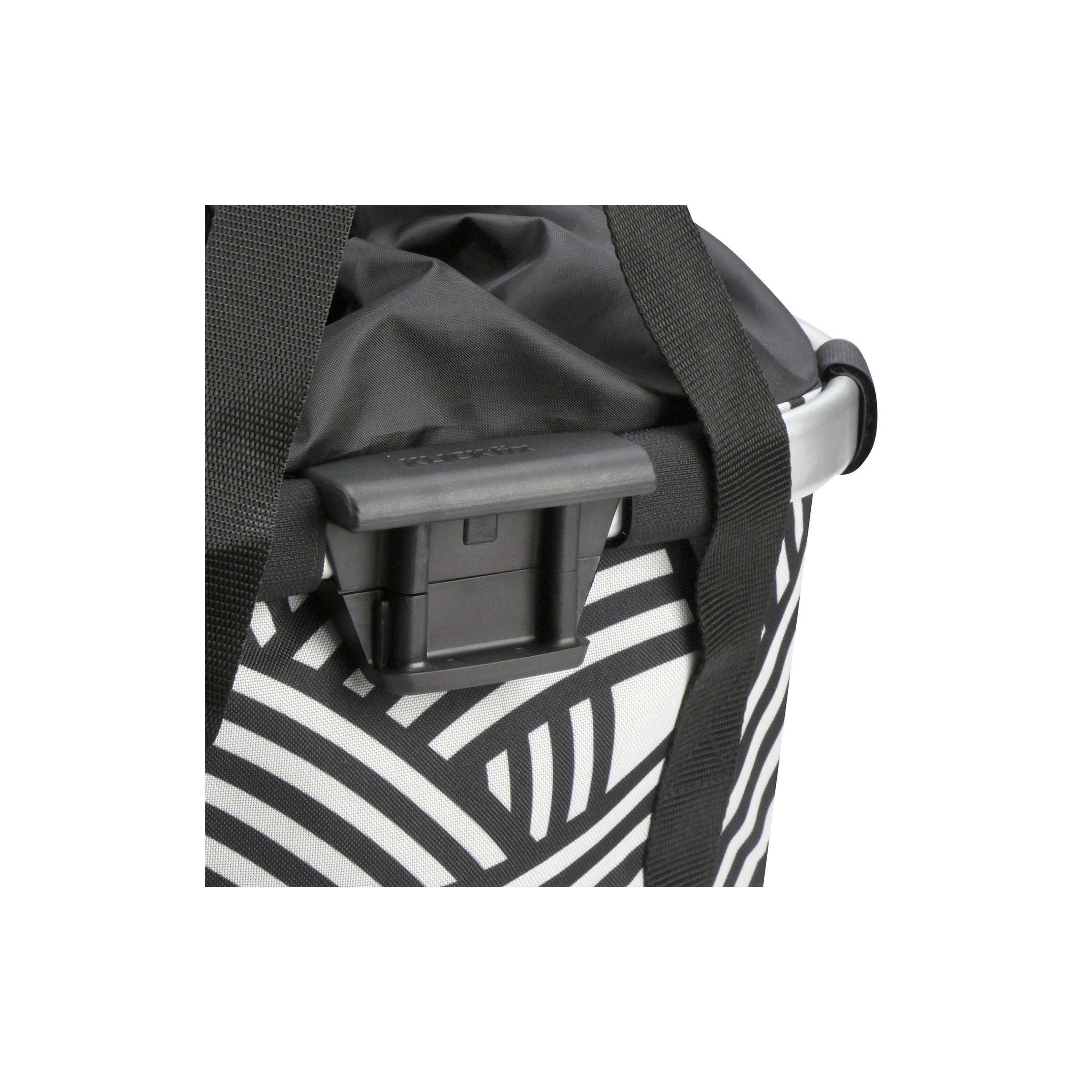 Klickfix rixen kaul shoppertas bikebasket shop.bag r k bikebasket zebra