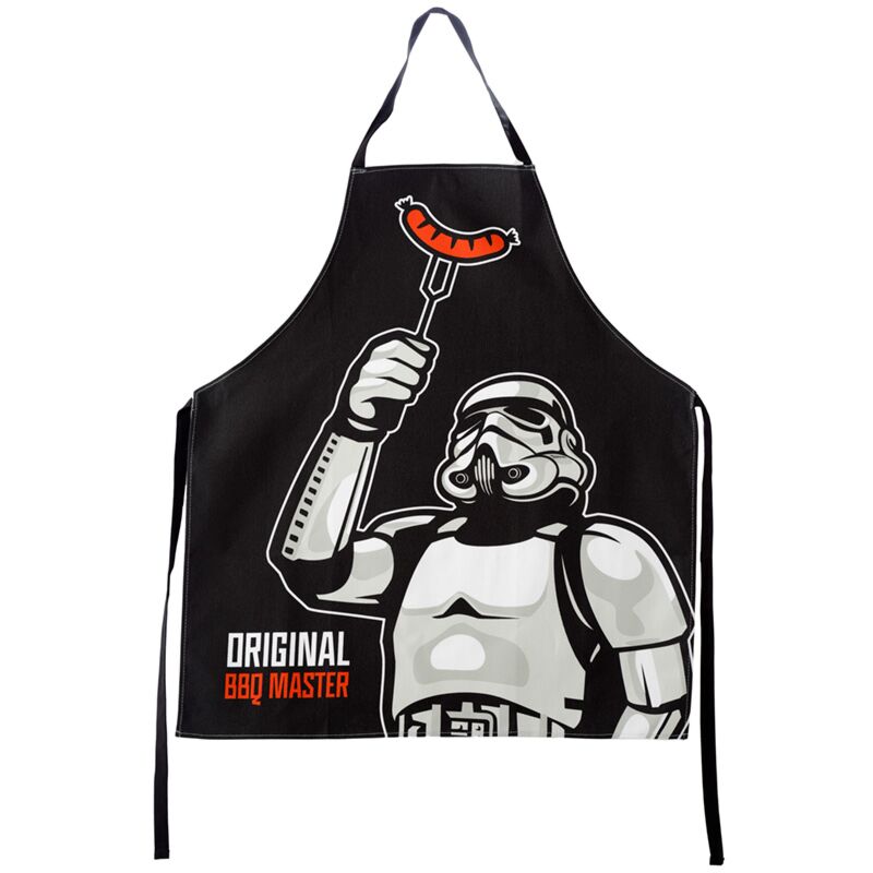 Keukenschort - de originele stormtrooper hotdog bbq-meester