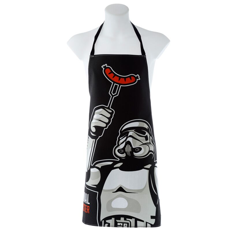 Keukenschort - de originele stormtrooper hotdog bbq-meester