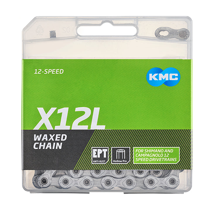 Kmc ketting x12l 12v 126l waxed zilver