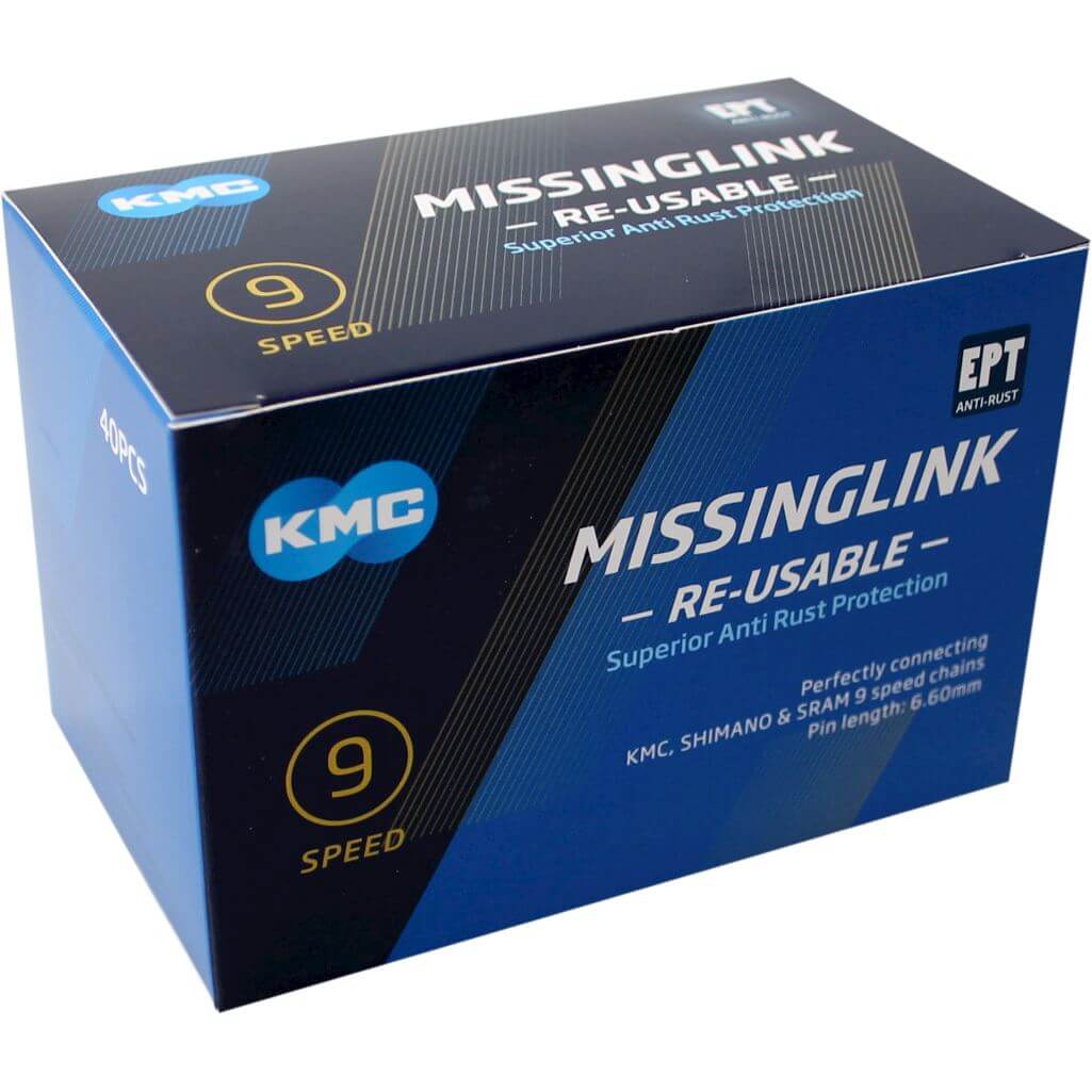 KMC Missing Link X 9R - Zilverdoos - EPT - 9 versnellingen - 40 stuks