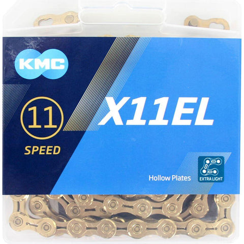 KMC ketting 1 2-11 128 118 11V X11EL TI-N gold light