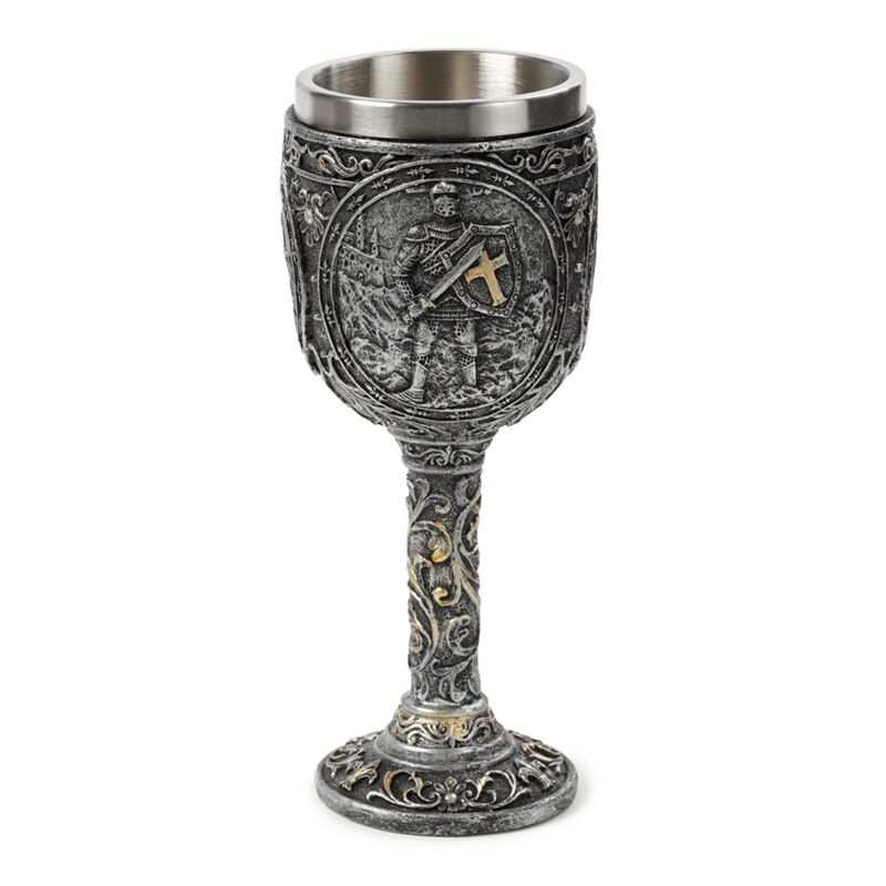 Decoratieve ridder kasteel kelk