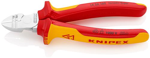 Knipex diagonale striptang 1426160 kniptang (rood geel)