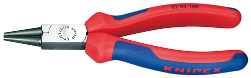 Knipex rondbuigtang 22 02 160 (rood blauw)