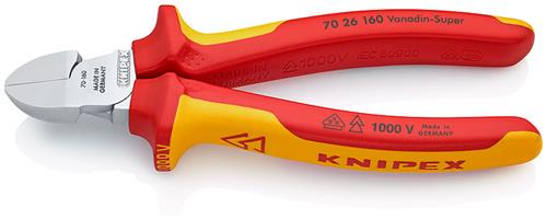 Knipex 7026160 zijsnijtang - 160mm