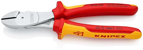 KNIPEX Kracht-zijsnijtang VDE 7406200