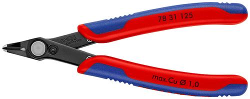 Knipex electronic super knips 78 31 125 elektronica-tang (blauw)