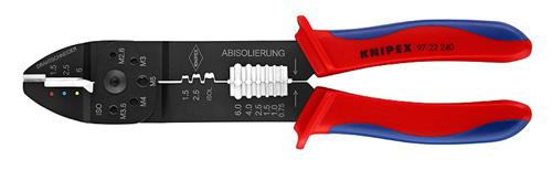 Knipex - serie 97 - krimptang - ergonomische handgrepen - zwart gelakt