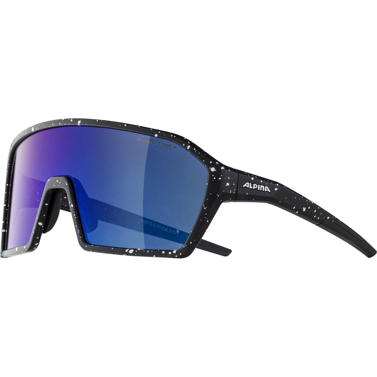Olympische sportkleding alpina sports sportbril ram q-lite zwart
