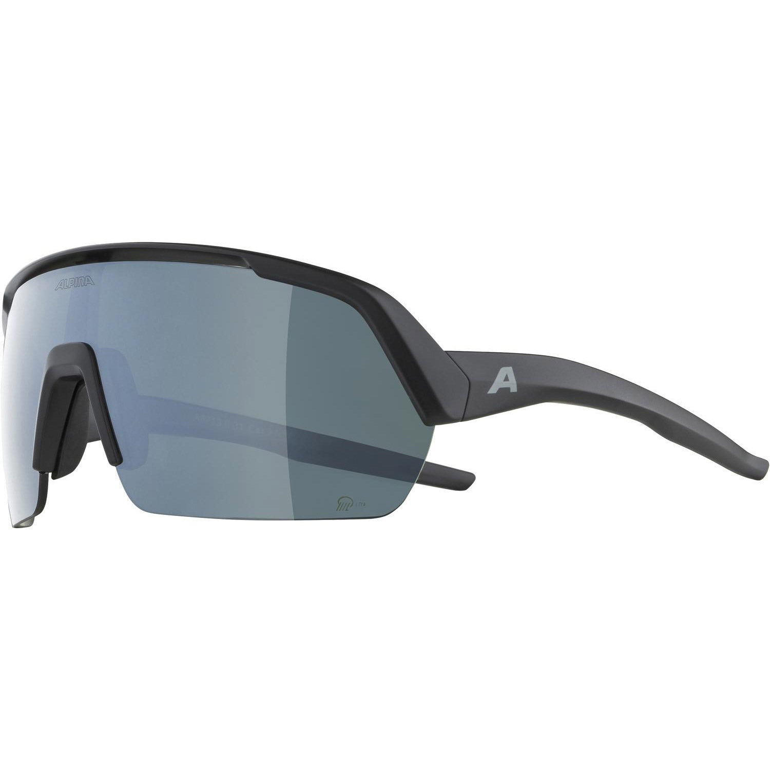 Olympische sportkleding alpina sports sportbril turbo-hr q-lite zwart