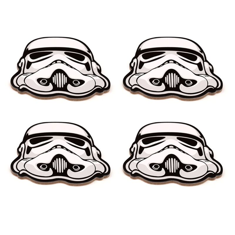 De originele Stormtrooper set met 4 onderzetters