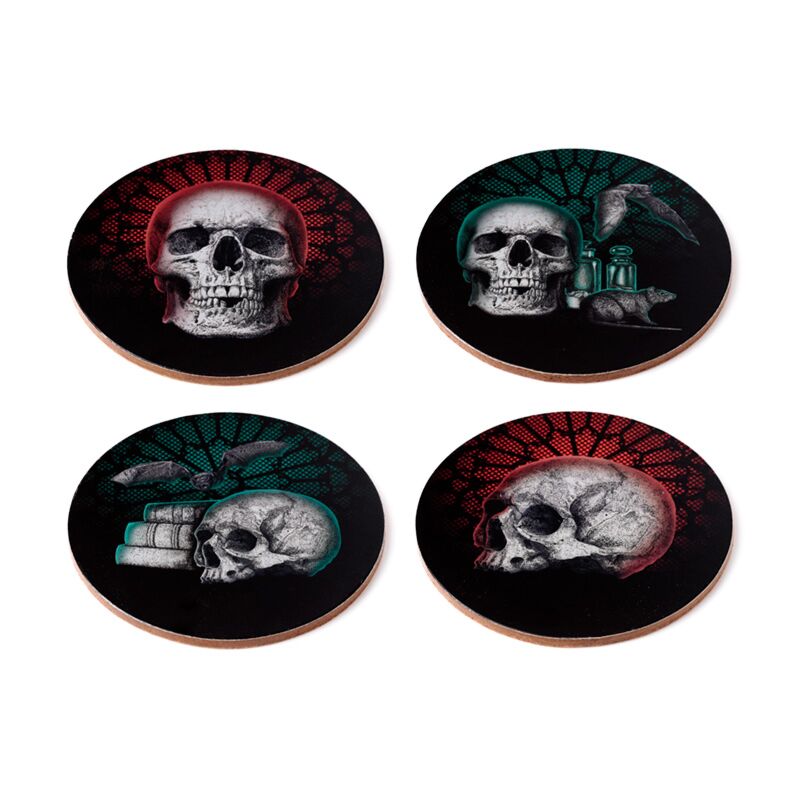 Gothica set 4 onderzetters