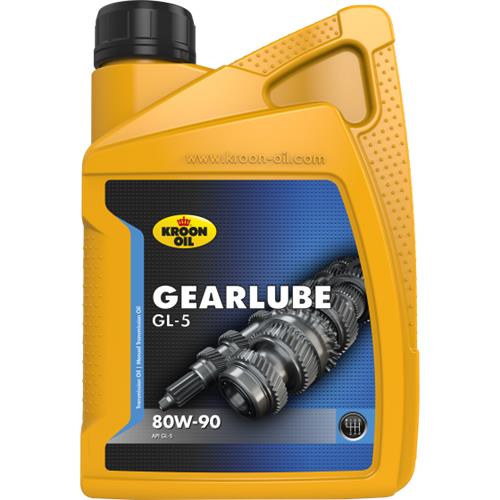 Kroon-oil kroon gearlube gl-5 80w90 minerale smeerolie 1ltr
