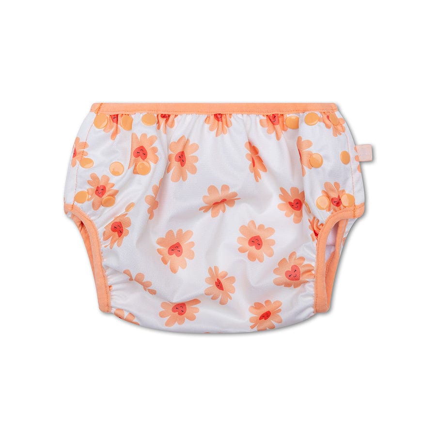 Floral love | meerkleurige wasbare zwemluier