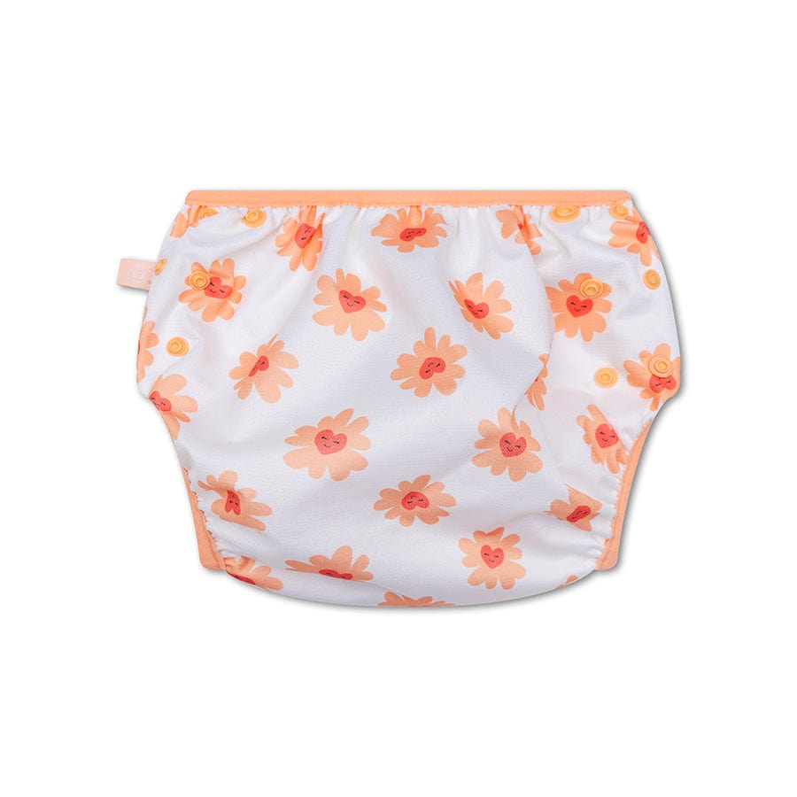 Floral love | meerkleurige wasbare zwemluier