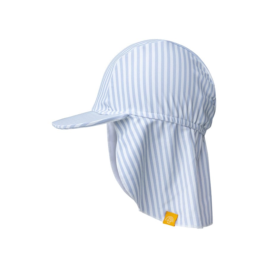 Blauwe strepen | blauw met uv-zonnepetje