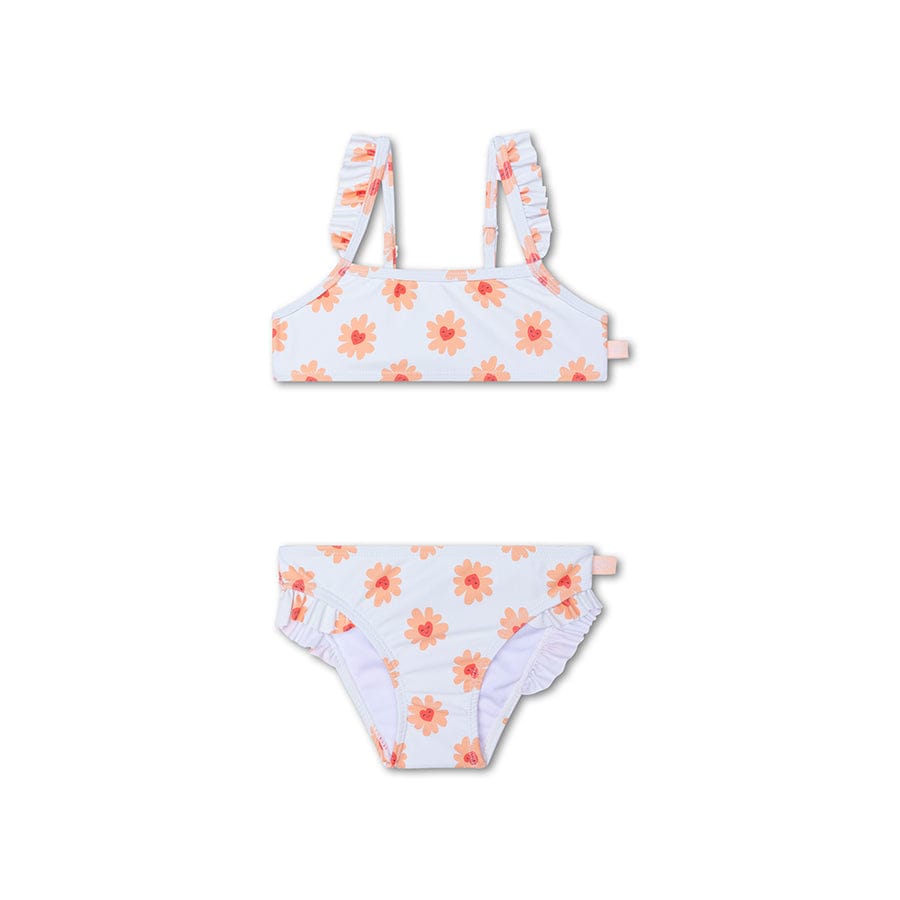 Floral love | meerkleurig meisjes uv bikini